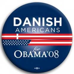 Danish Americans for Barack Obama - Button