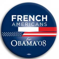 French Americans for Barack Obama - Button