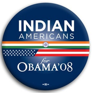 Indian Americans for Barack Obama - Button