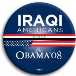 Iraqi Americans for Barack Obama - Button