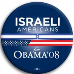 Israeli Americans for Barack Obama - Button