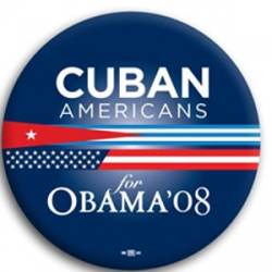 Cuban Americans for Barack Obama - Button