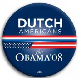 Dutch Americans for Barack Obama - Button