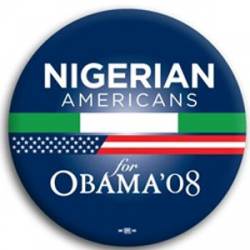 Nigerian Americans for Barack Obama - Button