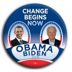 Change Begins Now - Button