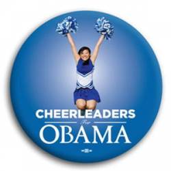Cheerleaders for Obama - Button