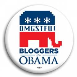 Bloggers for Obama - Button
