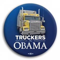 Truckers for Obama - Button
