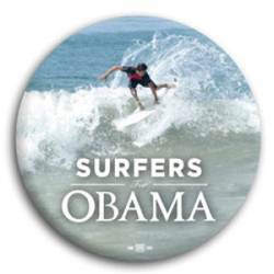 Surfers for Obama - Button