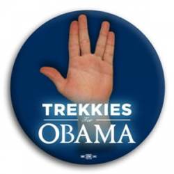 Trekkies for Obama - Button