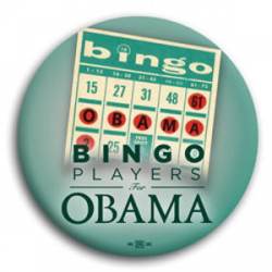 Bingo Players for Obama - Button