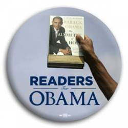 Readers for Obama - Button