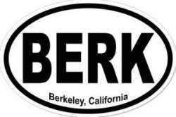 Berkeley California  - Oval Sticker