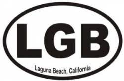 Laguna Beach California  - Oval Sticker