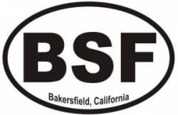 Bakersfield California  - Oval Sticker