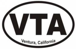 Ventura California  - Oval Sticker