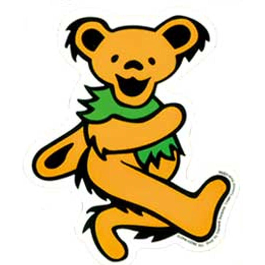 orange grateful dead bear
