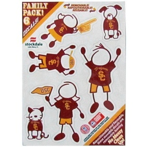 University Of Southern California USC Trojans - 5x7 Small Family Decal Set