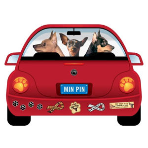 Miniature Pinscher - PupMobile Magnet