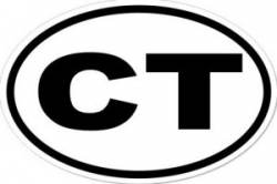 CT - Oval Sticker