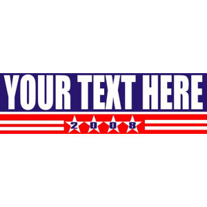 Custom Political Bumper Sticker