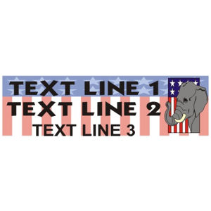 Custom Political Bumper Sticker