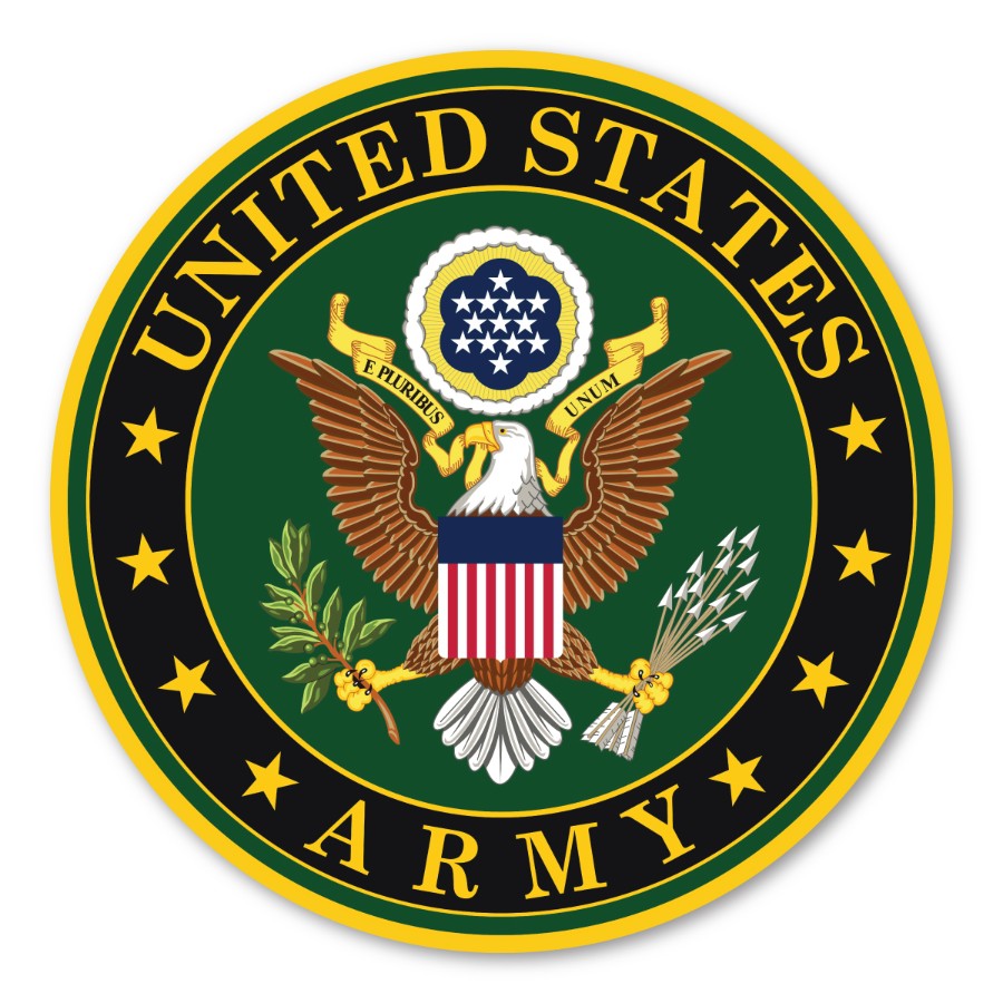 Army Large Seal - Vinyl Sticker