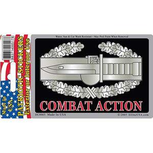 United States Army Combat Action - Prismatic Rectangle Sticker at ...