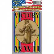 World War II Victory - Prismatic Rectangle Sticker