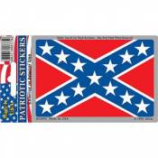 Rebel Flag - Prismatic Rectangle Sticker