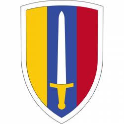 United States Army Vietnam - Clear Window Decal