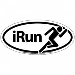 iRun - Oval Decal