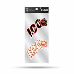 Chicago Bears 100th Anniversary - Double Up Die Cut Decal Set