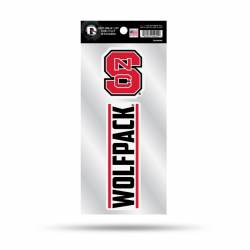 North Carolina State University Wolfpack Slogan - Double Up Die Cut Decal Set