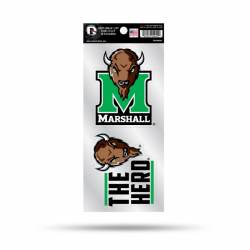 Marshall University Thundering Herd The Herd Slogan - Double Up Die Cut Decal Set