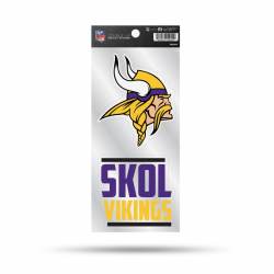 Minnesota Vikings SKOL Vikings Slogan - Double Up Die Cut Decal Set