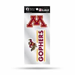 University Of Minnesota Golden Gophers Slogan - Double Up Die Cut Decal Set