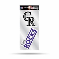 Colorado Rockies The Rocks Slogan - Double Up Die Cut Decal Set