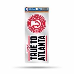 Atlanta Hawks True To Atlanta Slogan - Double Up Die Cut Decal Set