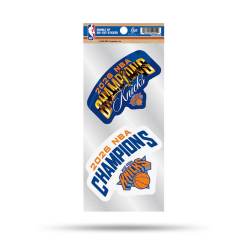 New York Knicks 2026 NBA Champions - Double Up Die Cut Decal Set