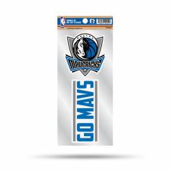 Dallas Mavericks Go Mavs Slogan - Double Up Die Cut Decal Set