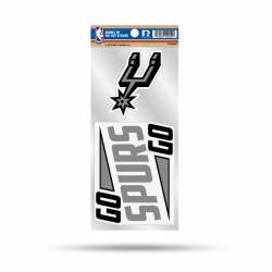 San Antonio Spurs Go Spurs Go Slogan - Double Up Die Cut Decal Set