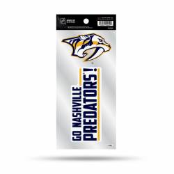 Nashville Predators GO Nashville Predators Slogan - Double Up Die Cut Decal Set
