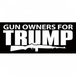 Gun Owners For Trump - Bumper Sticker