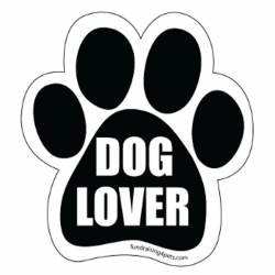 Dog Lover Black & White - Paw Magnet