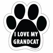 I Love My Grandcat - Paw Magnet