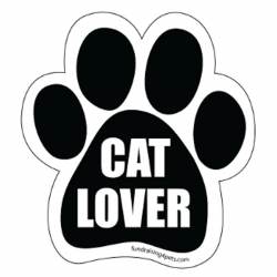 Cat Lover Black & White - Paw Magnet