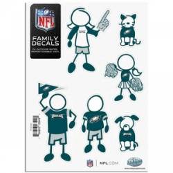 Philadelphia Eagles - 5x7 Small Family Decal Set