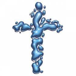 Liquid Cross - Sticker