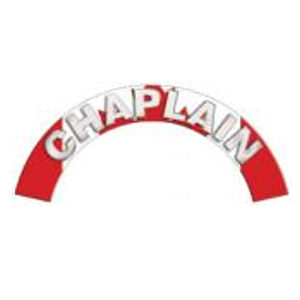 Chaplain - Canadian Reflective Helmet Crescent Rocker